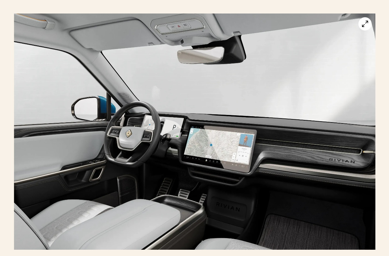 Rivian R1T R1S [Update: Official look at new OC interior w/ dark-stained ash wood] Ocean Coast with BM wood trim are shipping soon according to service center guide 1660847003118