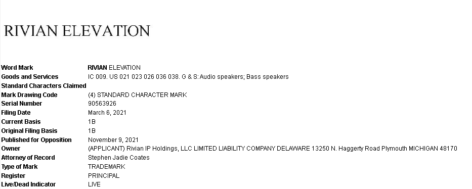 Rivian R1T R1S Rivian Elevation audio system - in house design change began February 2023? 1679339662849