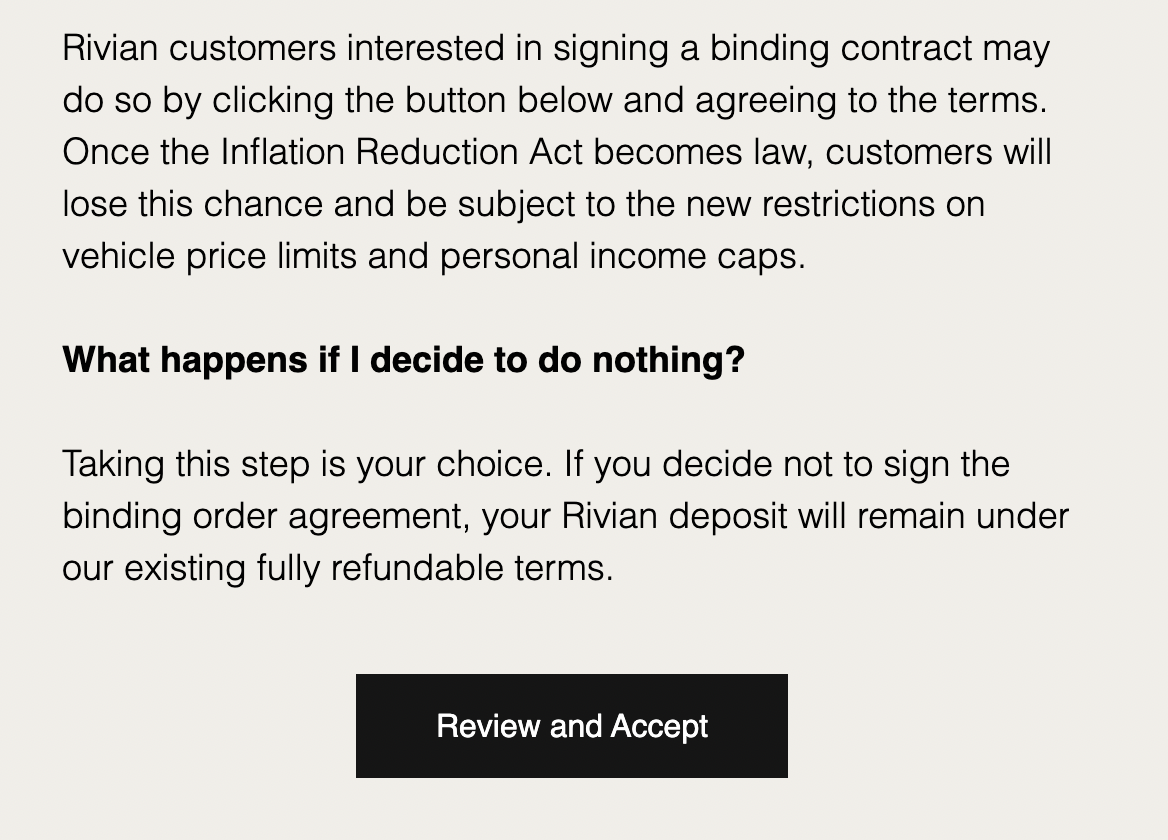 Rivian R1T R1S Has anyone received their refund for an amended 2022 federal tax return? 1696476825030