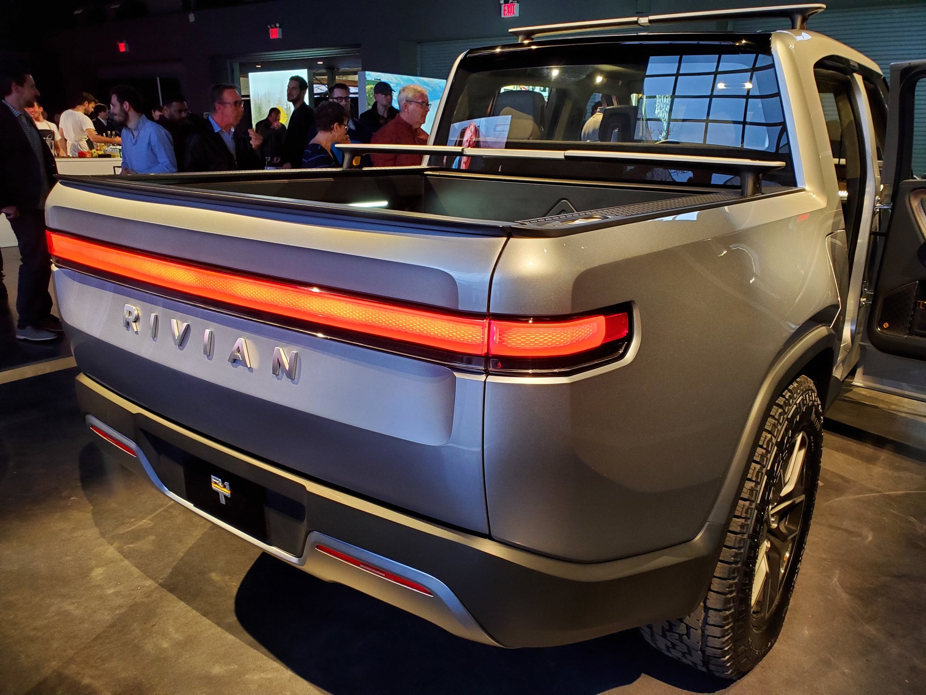 Rivian R1T R1S LIVE from Rivian's NY Auto Show Preview Event! (Q&A and R1T / R1S Hands-On) 20190412_185630