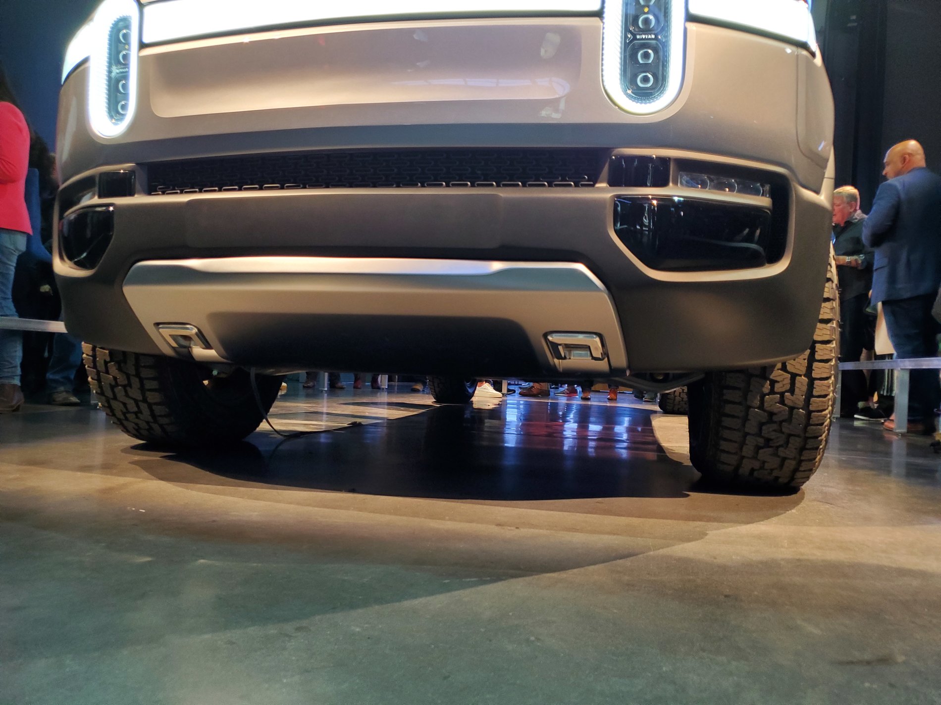 Rivian R1T R1S LIVE from Rivian's NY Auto Show Preview Event! (Q&A and R1T / R1S Hands-On) 20190412_191224