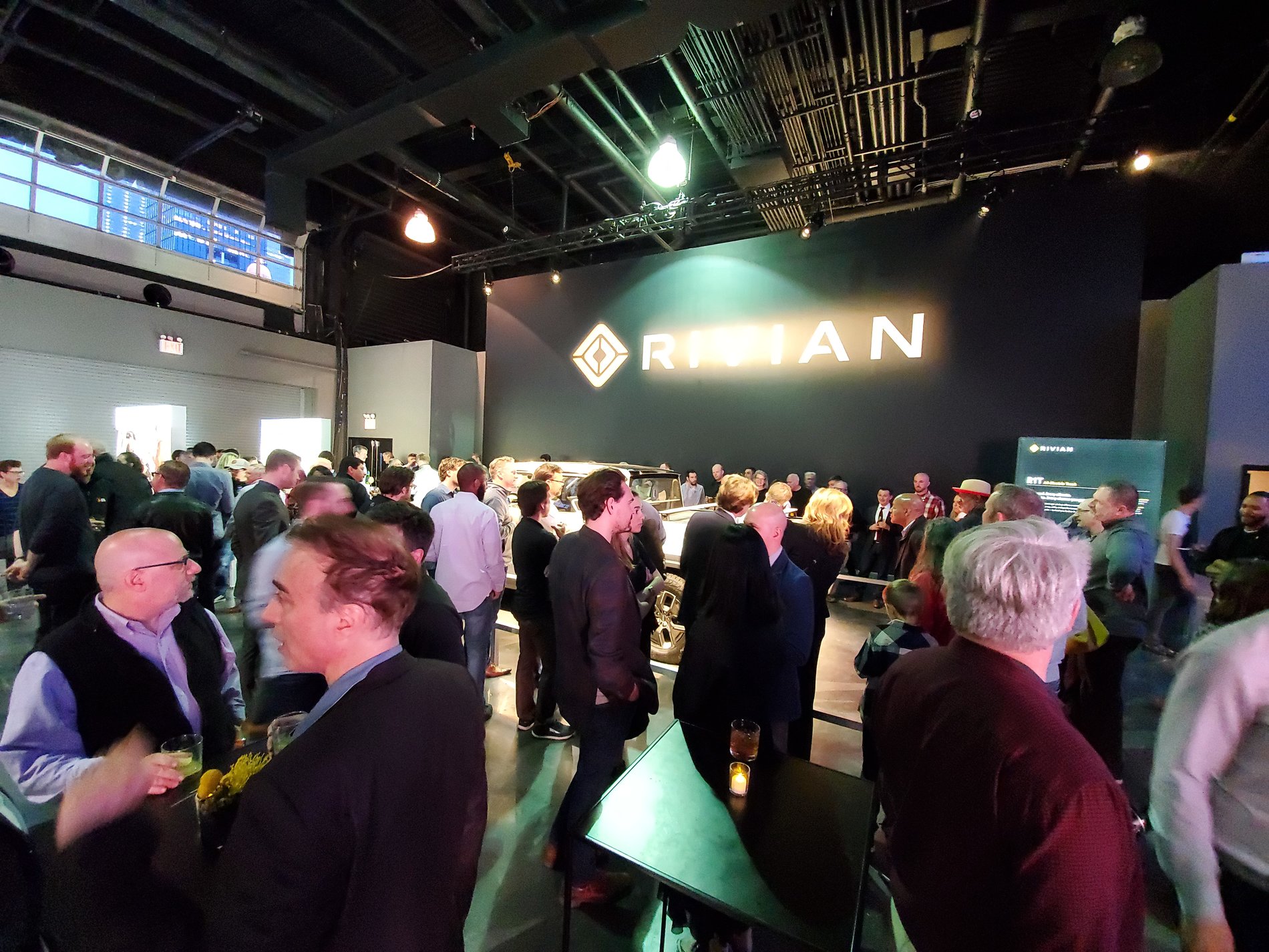 Rivian R1T R1S LIVE from Rivian's NY Auto Show Preview Event! (Q&A and R1T / R1S Hands-On) 20190412_192757