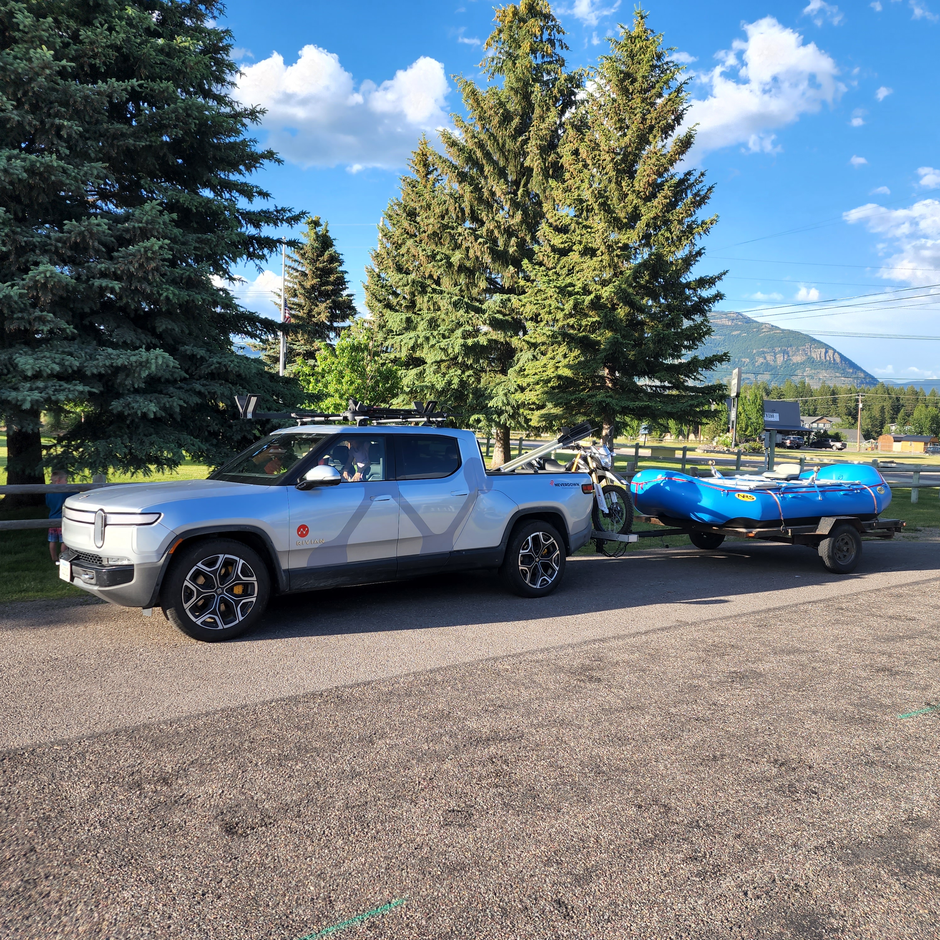 Rivian R1T R1S What do you use your R1T hitch for? (Picture Edition) 20220709_193804