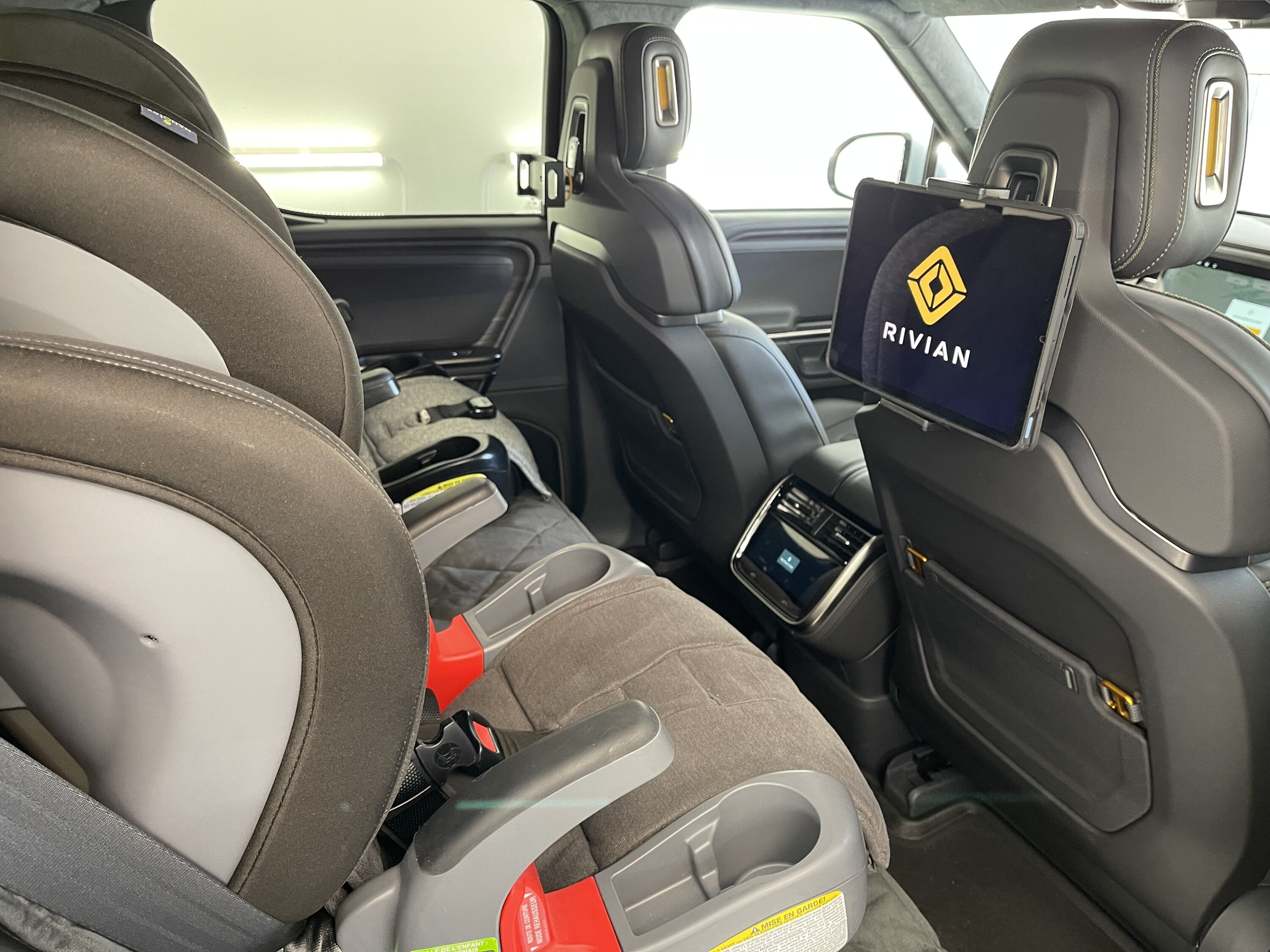 Rivian R1T R1S Brewtally Honest Review: Riviparts "Seat Back Tablet Mount" 6