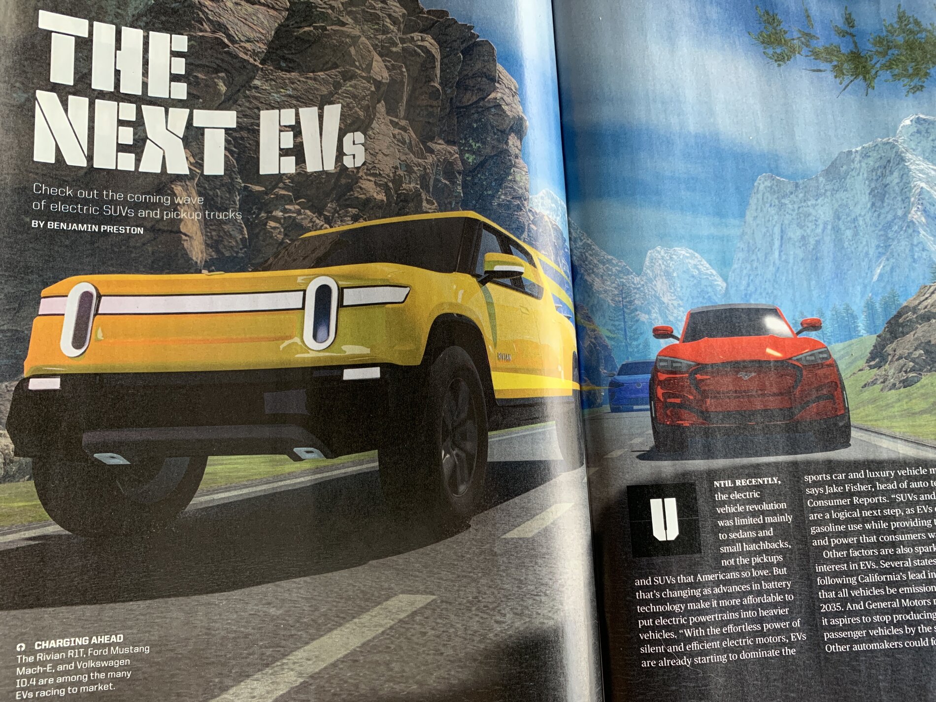 Rivian R1T R1S Consumer Reports Front Page image