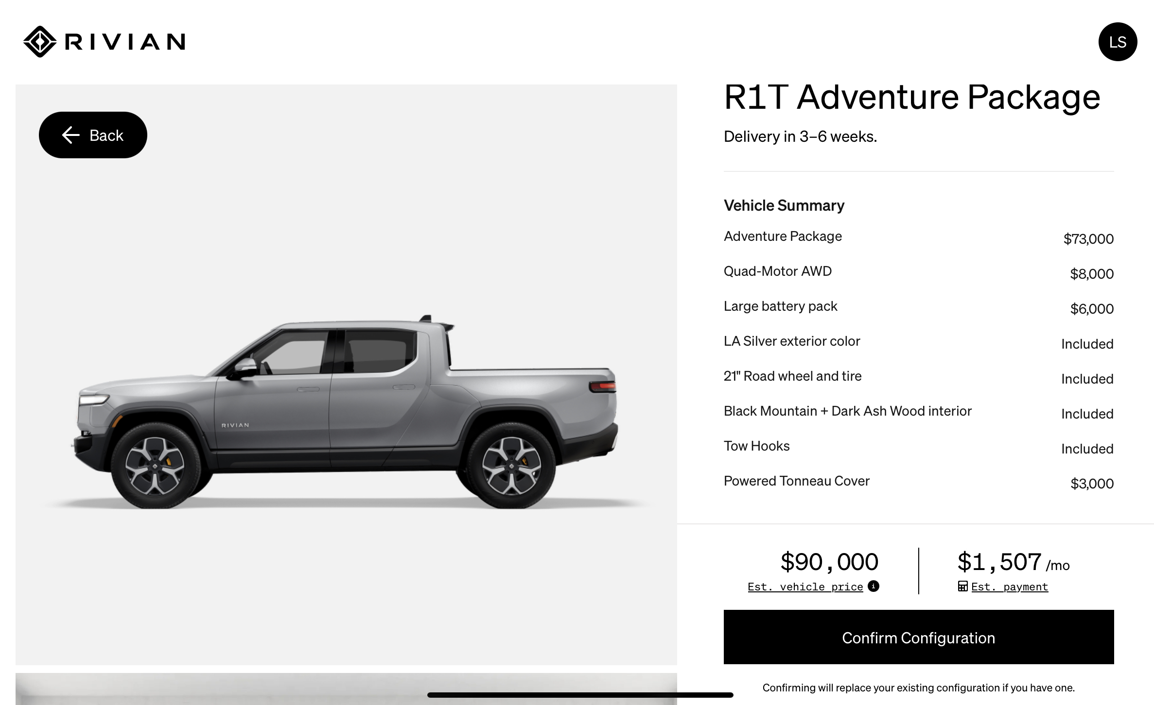 Rivian R1T R1S Discovered that R1T Powered Tonneau Available in Gear Shop Early 2024?! IMG_0688