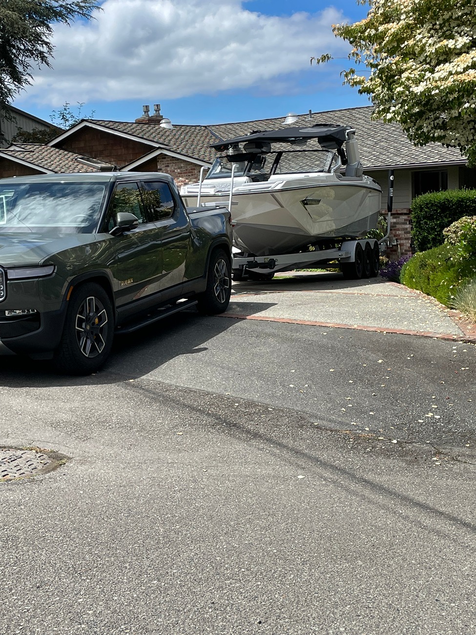Rivian R1T R1S Towing 9000 Lb Boat and Trailer - Results IMG_1391