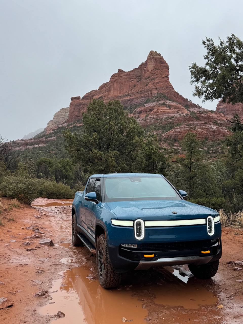 Rivian R1T R1S 3/2024 Sedona - Soldier’s Pass and Vultee Arch Trails in R1T IMG_1615