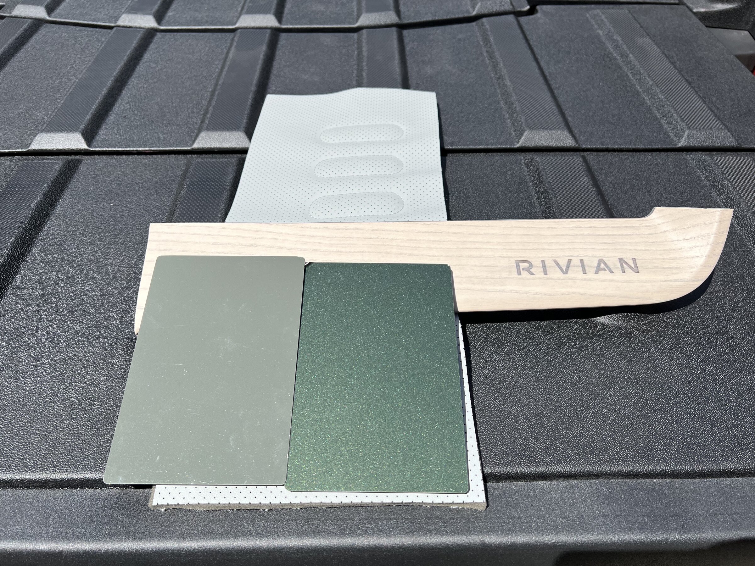 Rivian R1T R1S Forest Edge interior + other photos from Rivian Venice Hub IMG_1972