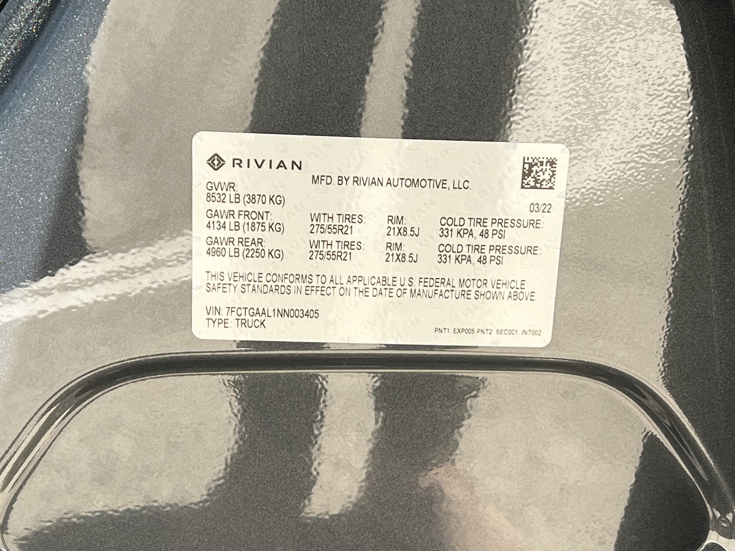 Rivian R1T R1S Forest Edge interior + other photos from Rivian Venice Hub IMG_1990