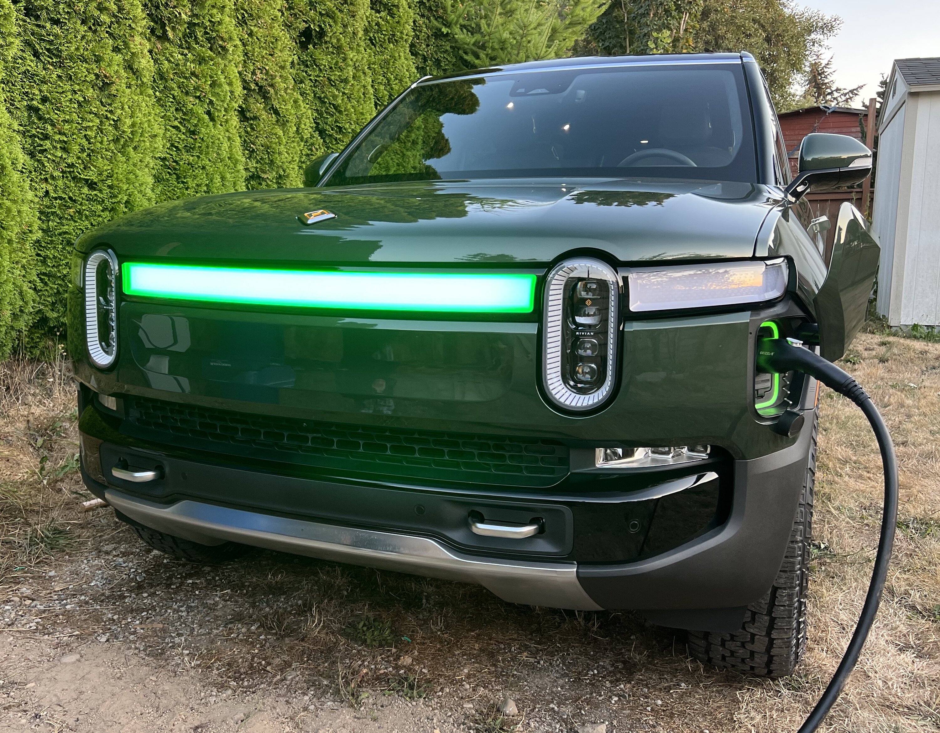 Rivian R1T R1S Delivered! Forest Green Launch Edition R1S IMG_2679