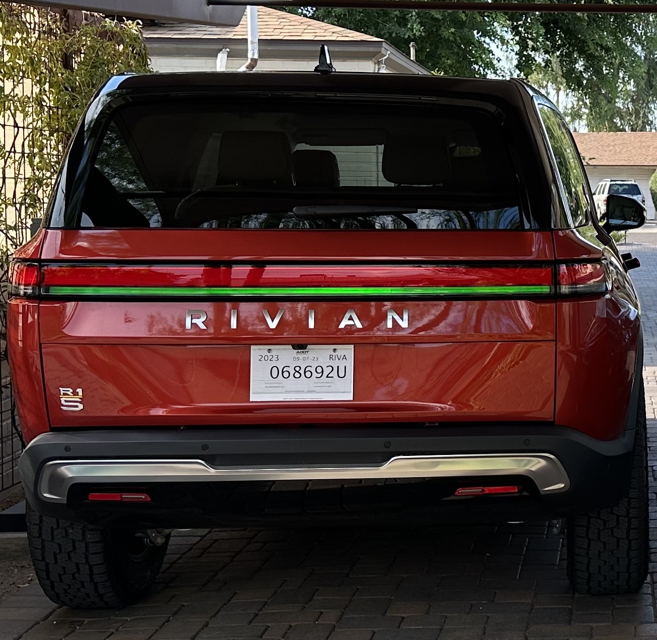 Rivian R1T R1S R1S Red Canyon Matte PPF, Ceramic, Blackout, Tint, Sliders IMG_2753