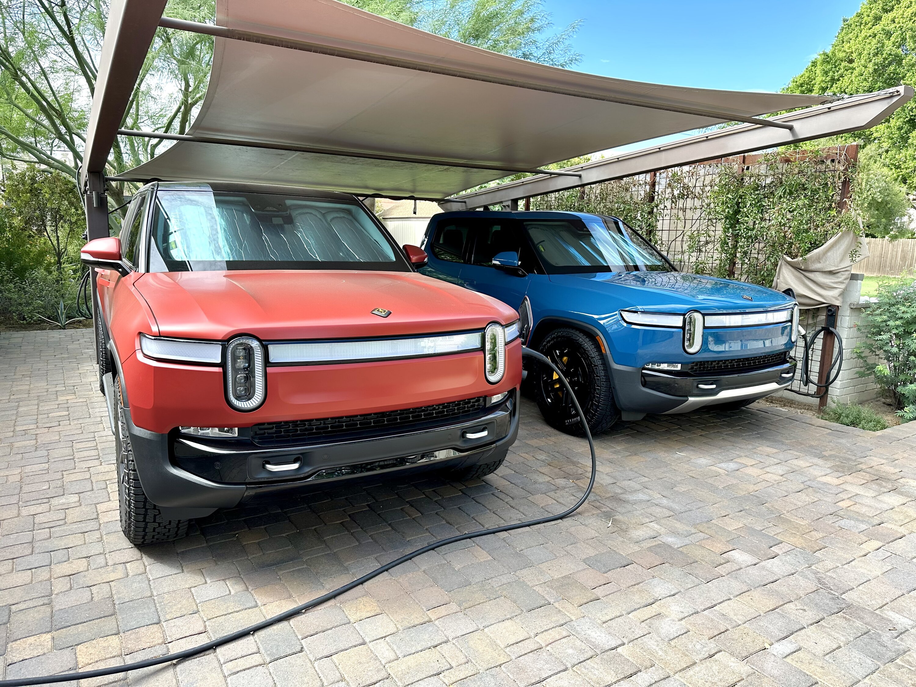 Rivian R1T R1S R1S Red Canyon Matte PPF, Ceramic, Blackout, Tint, Sliders IMG_3359