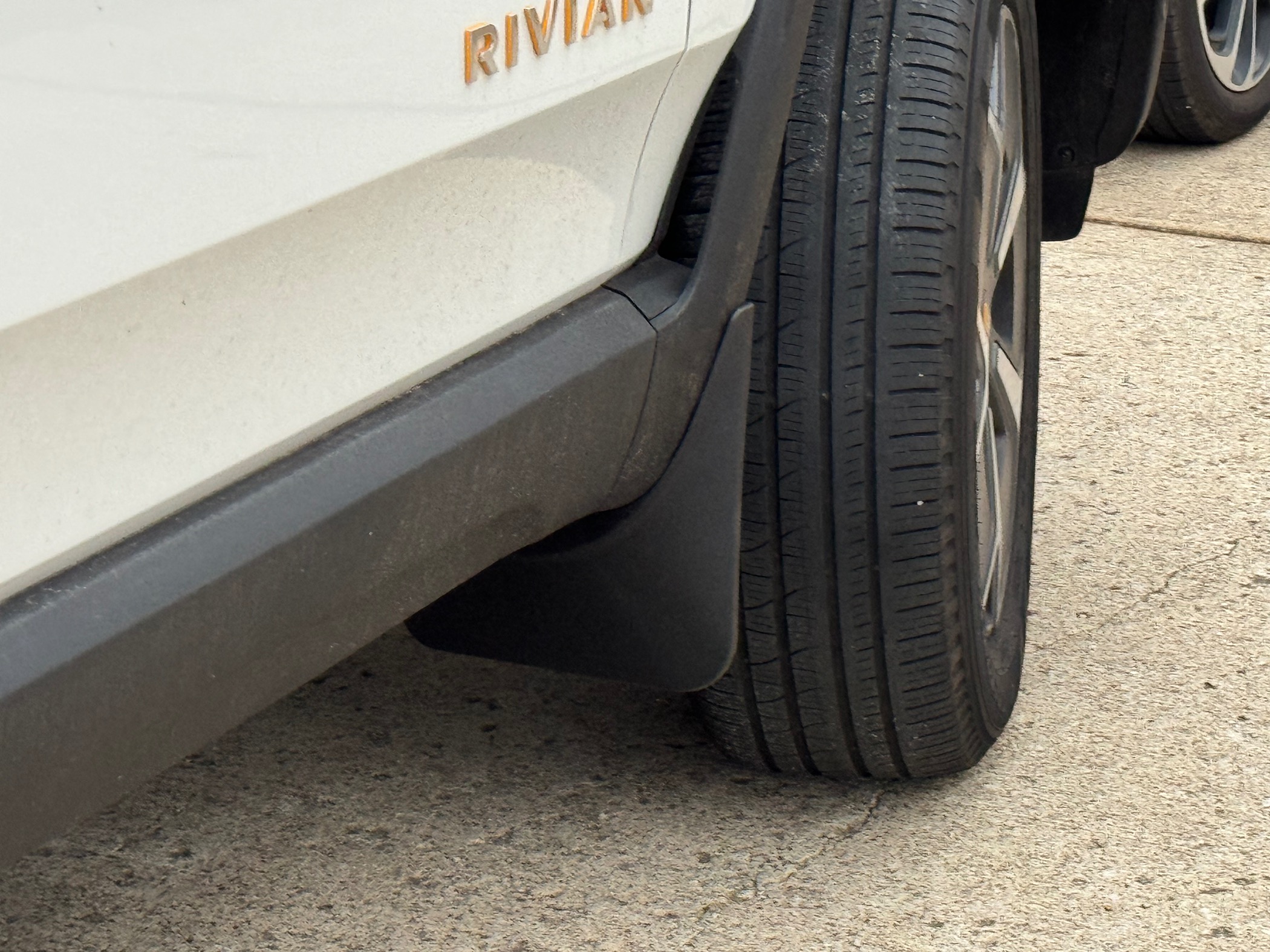Rivian R1T R1S BestEvMod Mud Flaps for R1T Available Now IMG_3392