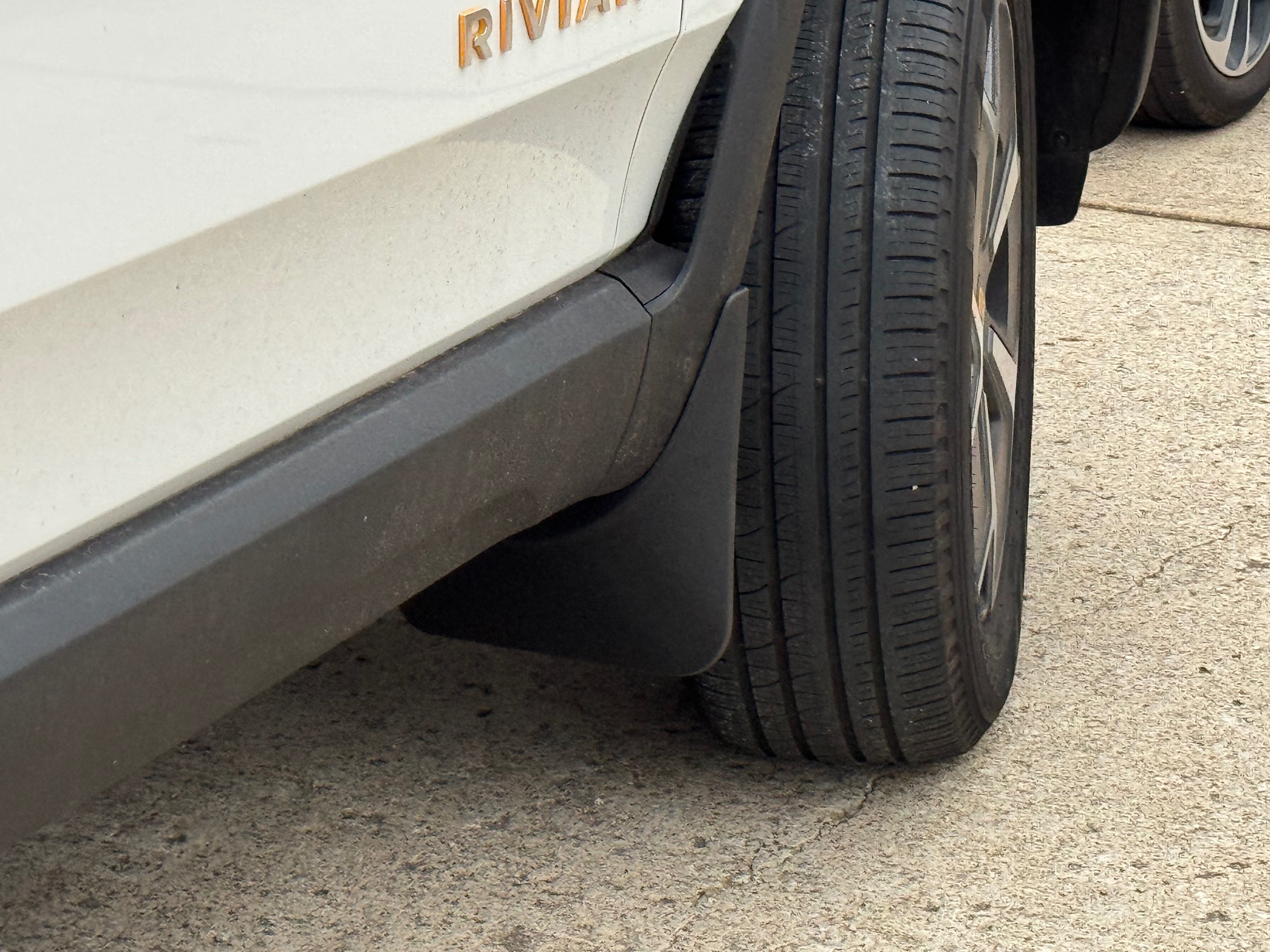 Rivian R1T R1S BestEvMod Mud Flaps for R1T Available Now IMG_3393