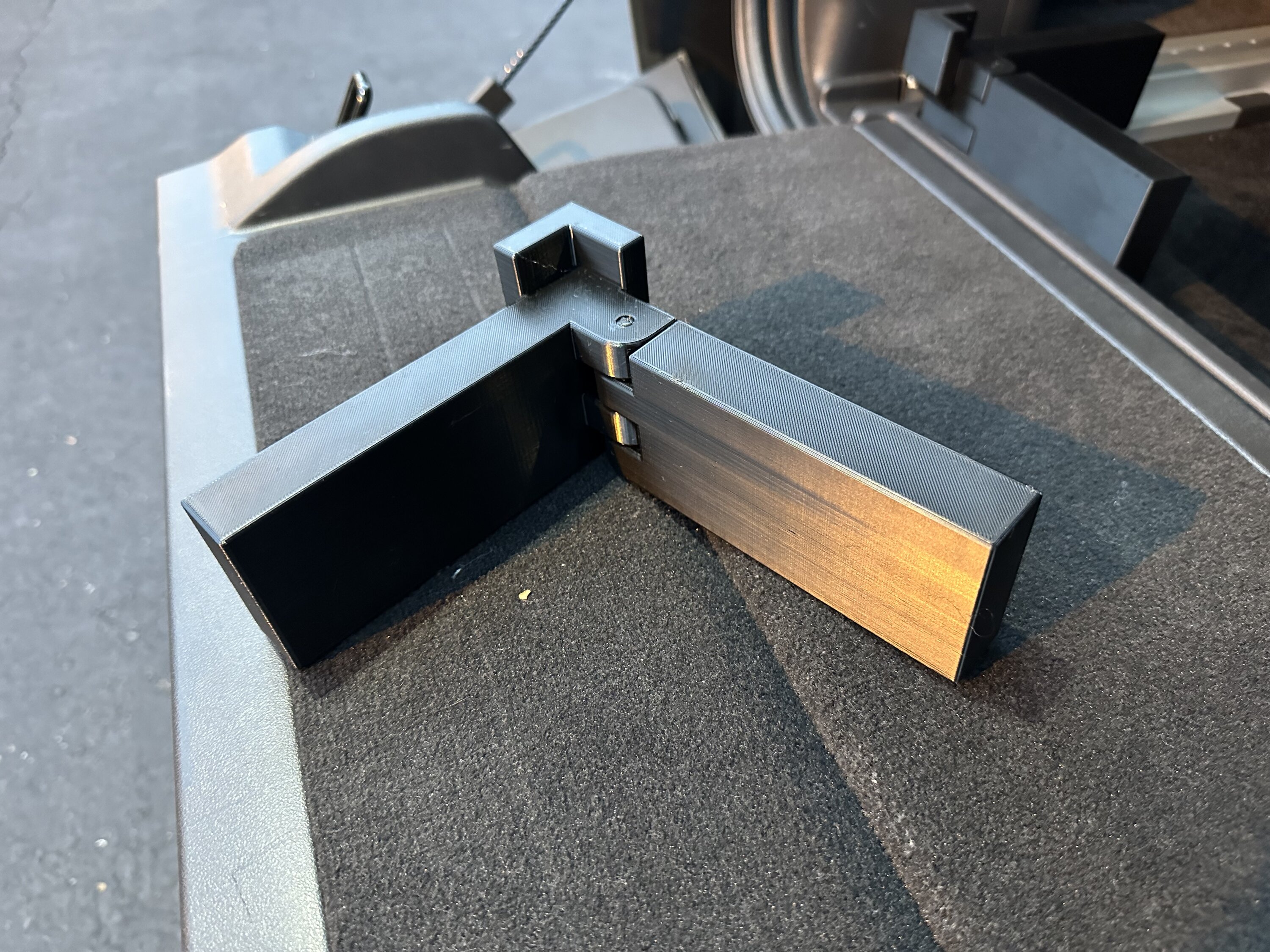 Rivian R1T R1S R1S Cargo Floor Risers (For Flat Floor) -- my 3D print solution IMG_5768