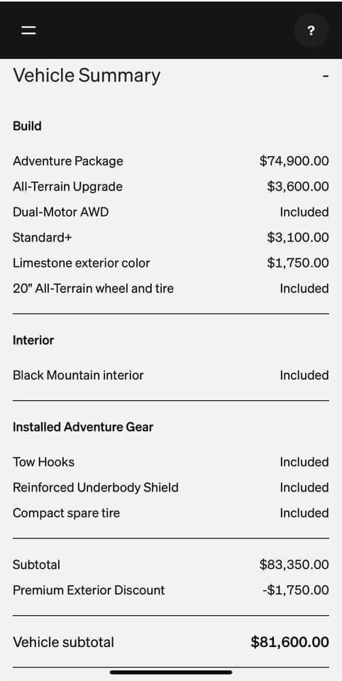 Rivian R1T R1S Rivian Lease Deals are extremely favorable right now IMG_9118