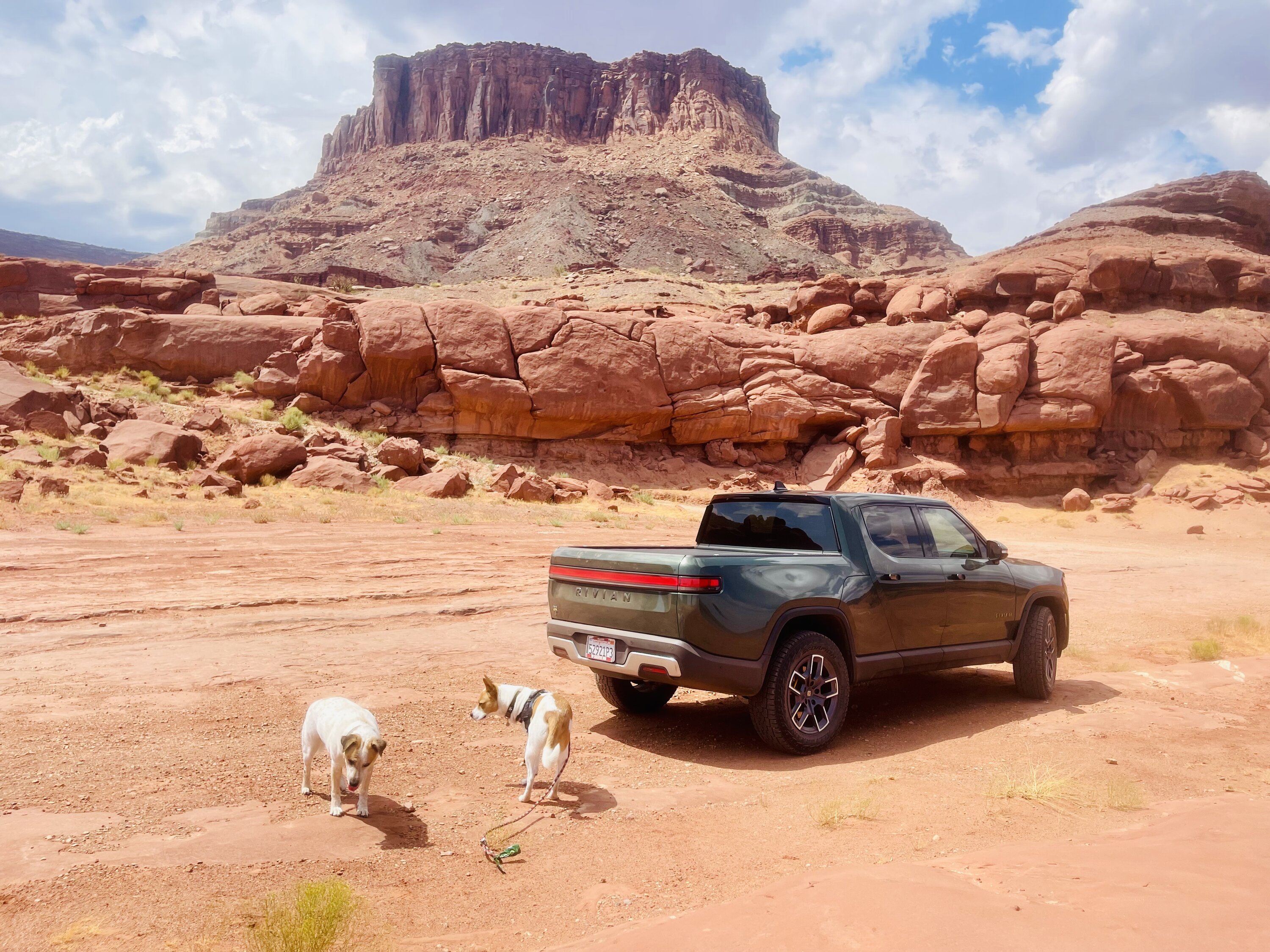 Rivian R1T R1S Exploring Moab with my R1T and dogs IMG_9516