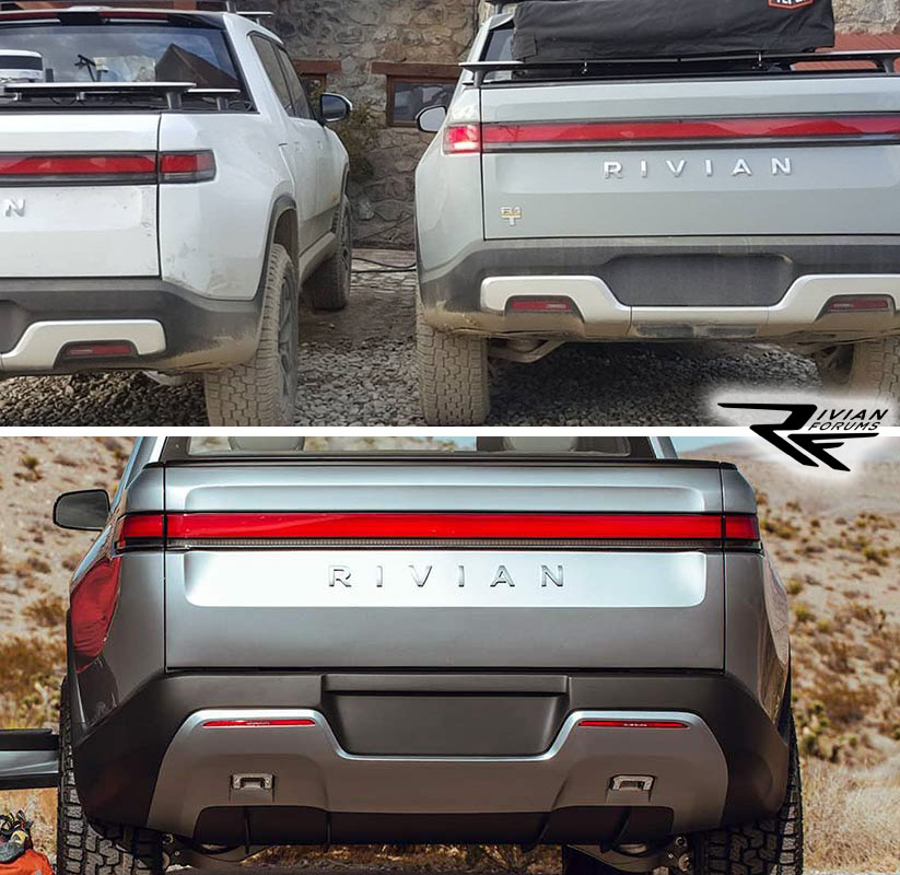 Rivian R1T R1S Preproduction Rivian R1T spotted testing at Tierra del Fuego! Preproduction R1T Spied Argentina 2 Compared Concept