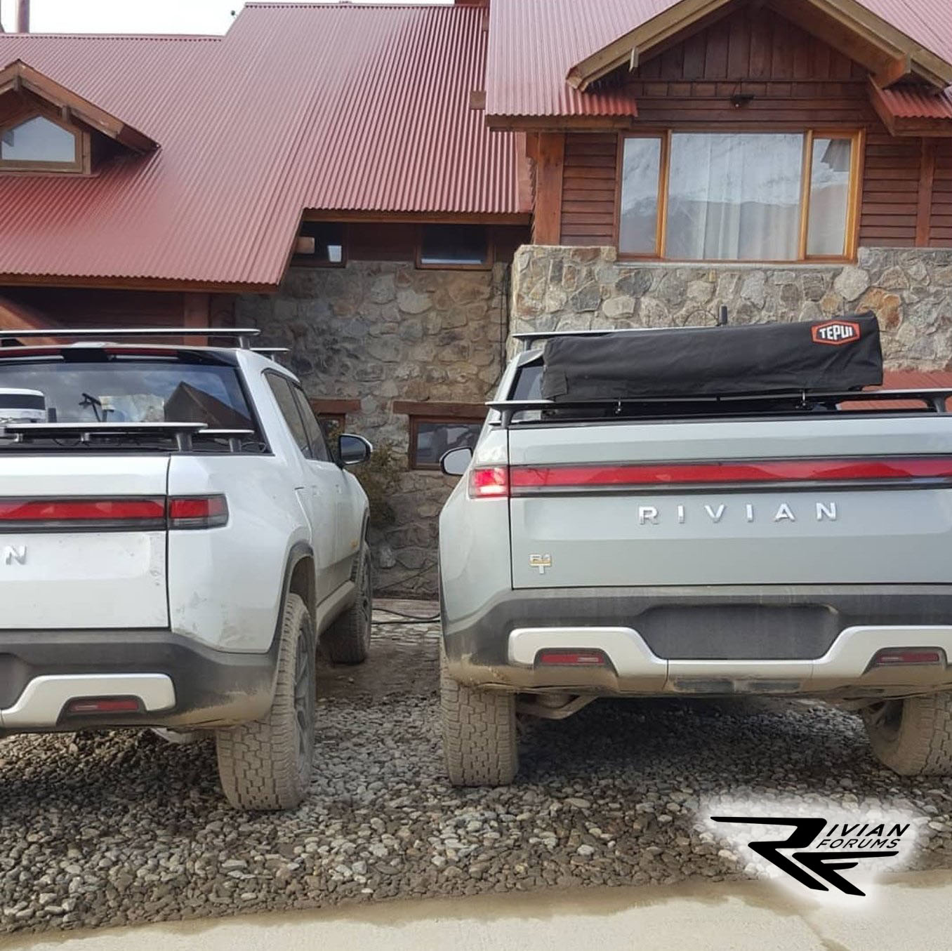 Rivian R1T R1S Preproduction Rivian R1T spotted testing at Tierra del Fuego! Preproduction R1T Spied Argentina 2