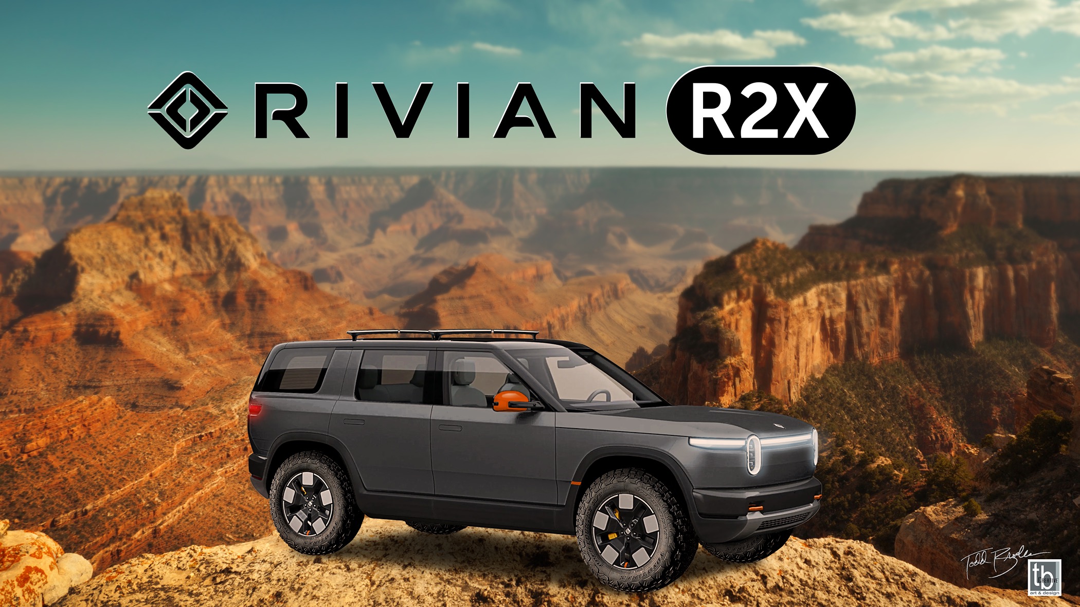Rivian R1T R1S R2 El Cap Granite (Colors Preview) 🎨 Rivian-R2X-TBCreative-BKGs-GC02