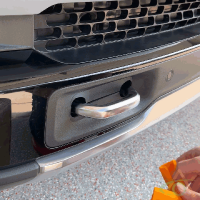 Tow Hook Covers - In Stock!  Rivian Forum - R1T R1S R2 R3 News