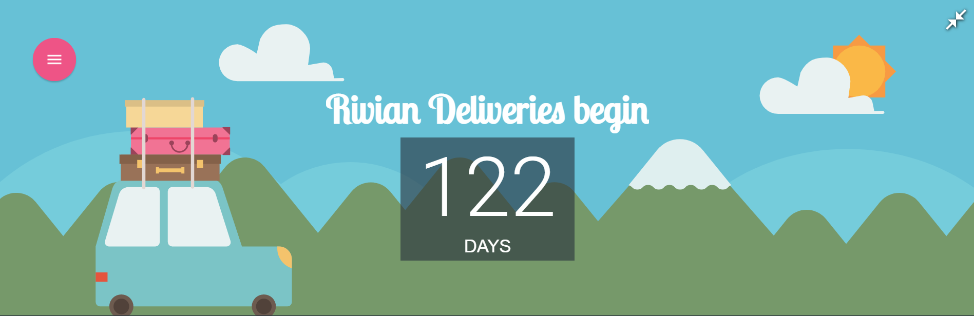 Rivian R1T R1S Countdown to the start of Rivian Deliveries Screenshot 2021-01-30 21.46.33