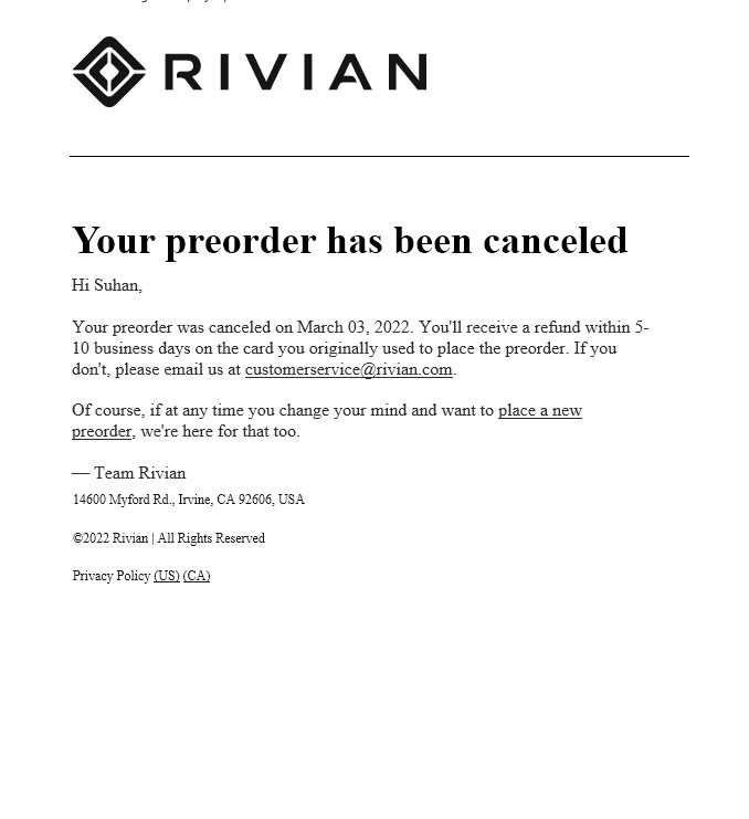 Rivian R1T R1S Rivian: we’re out. Screenshot 2022-03-02 190854