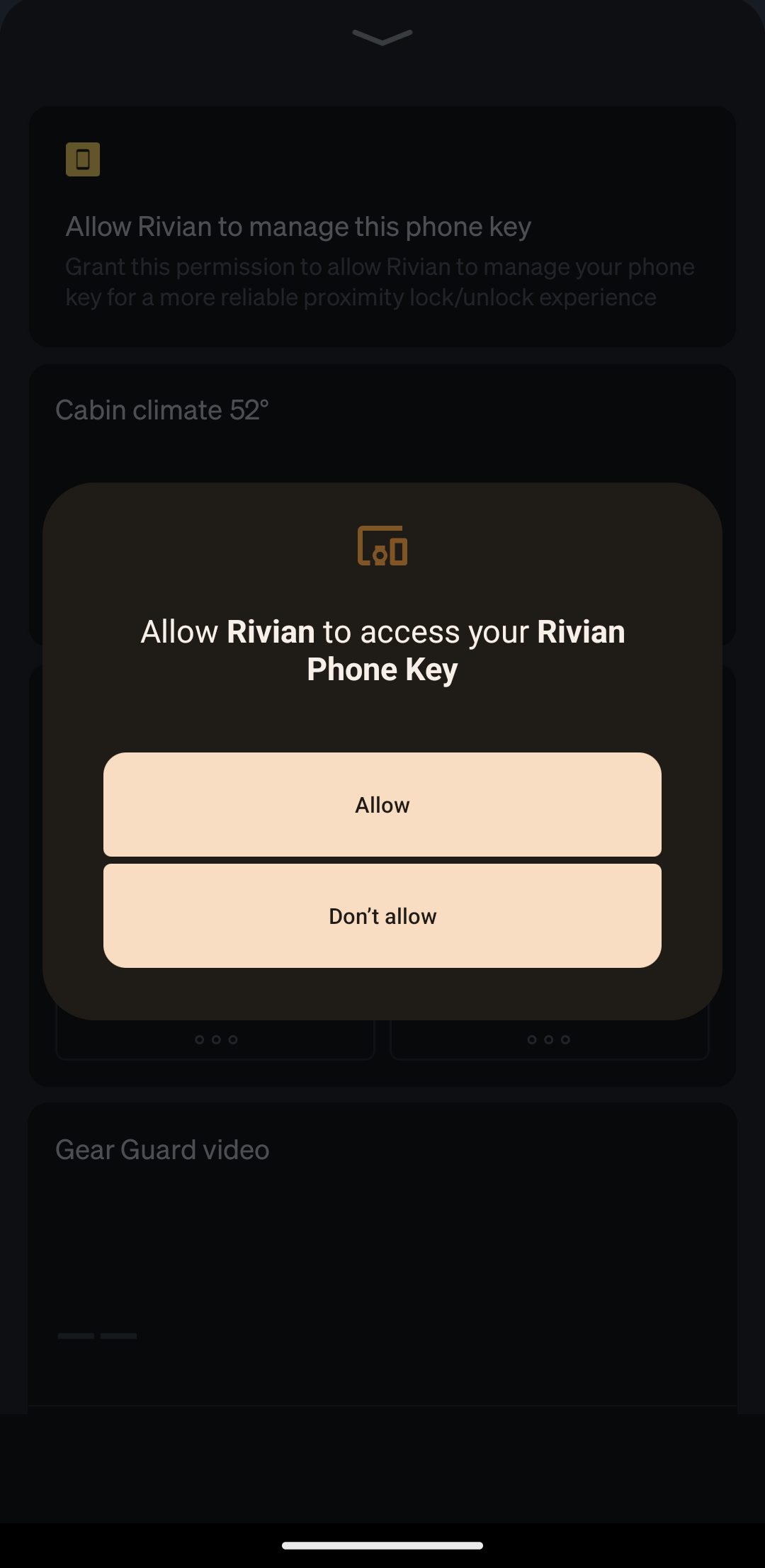 Rivian R1T R1S New Rivian App Update! (1.10.0) Screenshot_20230124-195522