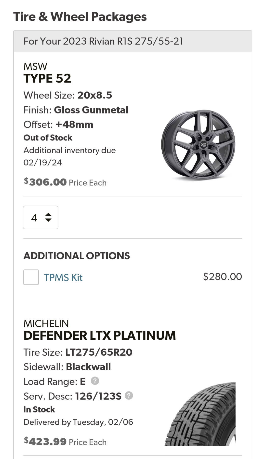 Rivian R1T R1S 20" Michelin Defender LTX Platinum Tires review -- For all of you thinking about a 20" tire! Your wait is over! Screenshot_20240204-213732