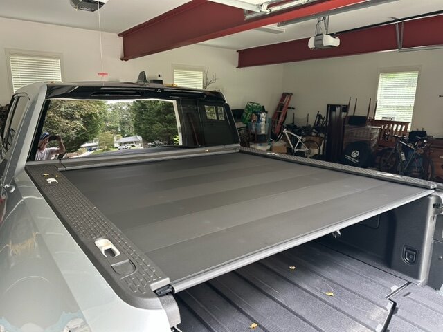 Rivian R1T R1S Received manual tonneau cover today...YAY!!!!...oh no... damaged during shipping TC2