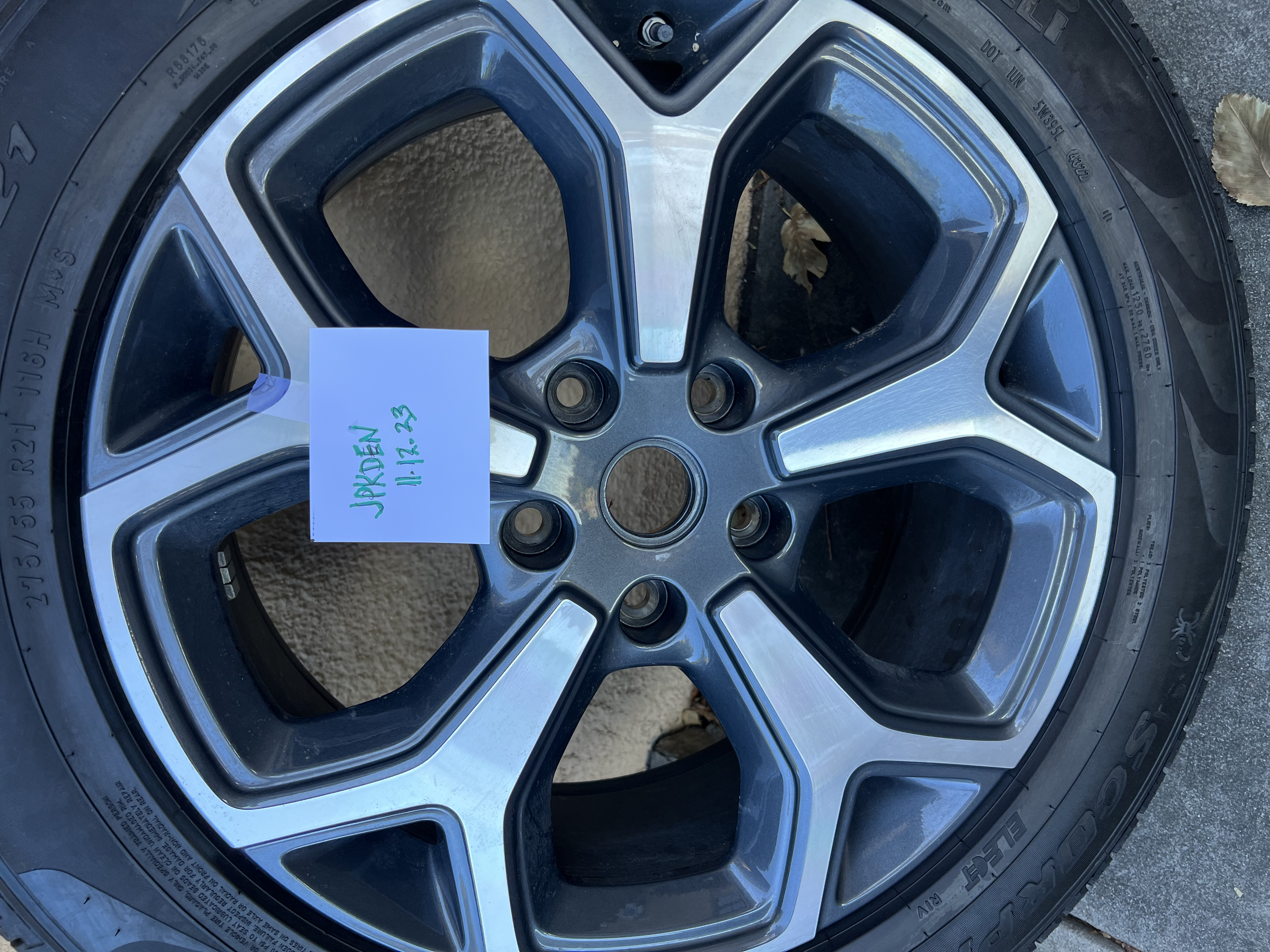 Rivian R1T R1S I have 2 near new (<100 miles) R1T full size spare tires and wheels--21" Road All season for pickup in Denver--$500 each tempImagefxJuDW