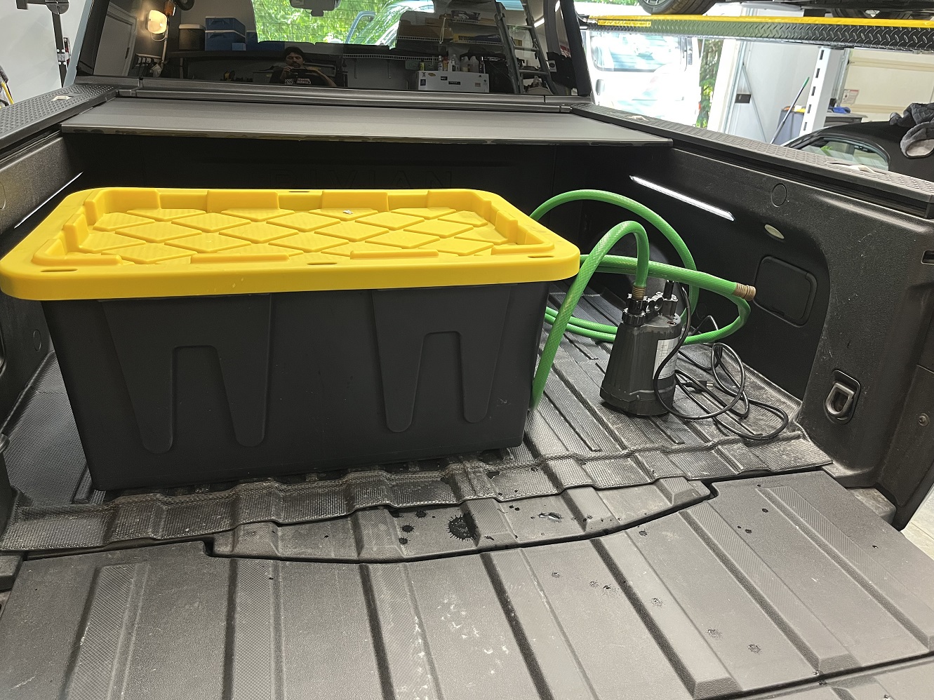 Rivian R1T R1S What do you use your R1T bed for?  (Picture Edition) watertruck1