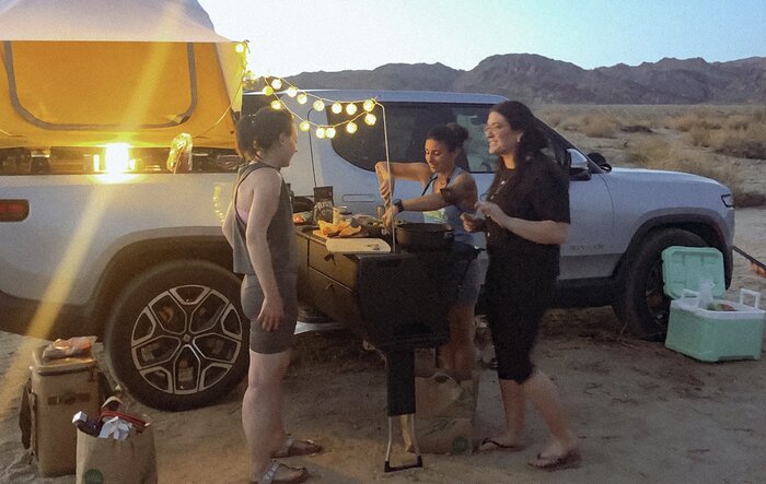 Camp Kitchen feature story posted by Rivian today 3/27... Headed for production?
