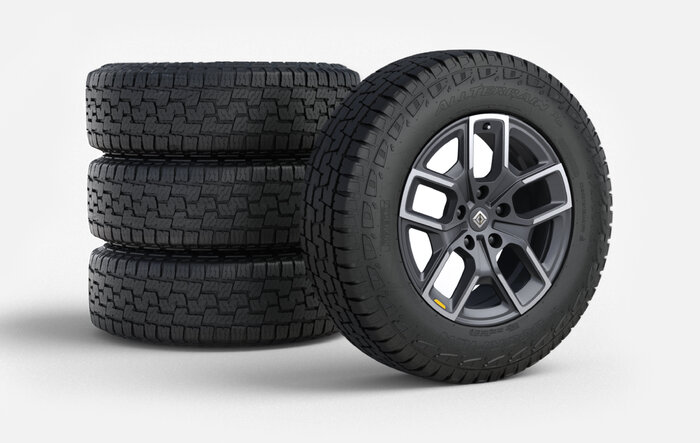 List of compatible tires (for each Rivian factory wheel diameter)