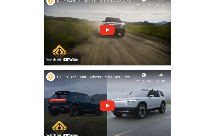 Videos: R2 in the Wild | Go Fast, Go Far, Go Anywhere | Rivian + R3 and R3X