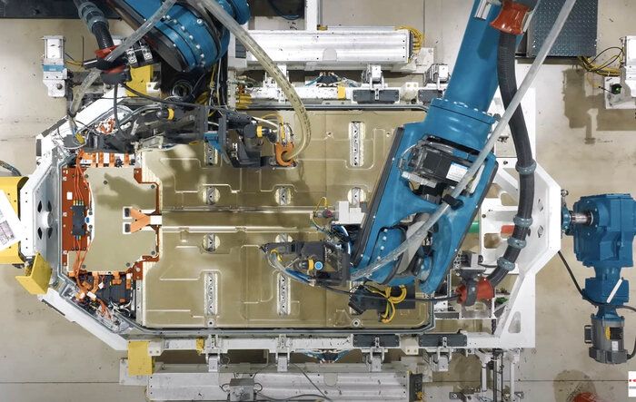 Rivian EV manufacturing plant with Kawasaki Robots