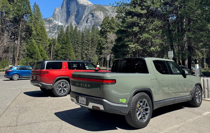 Edmunds: Testing Rivian's RAN Charging Network, Waypoint Chargers and Camping With Our Long-Term R1T
