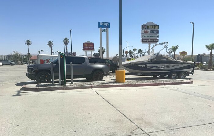 Towing my boat through the CA desert -- the Good and the Bad