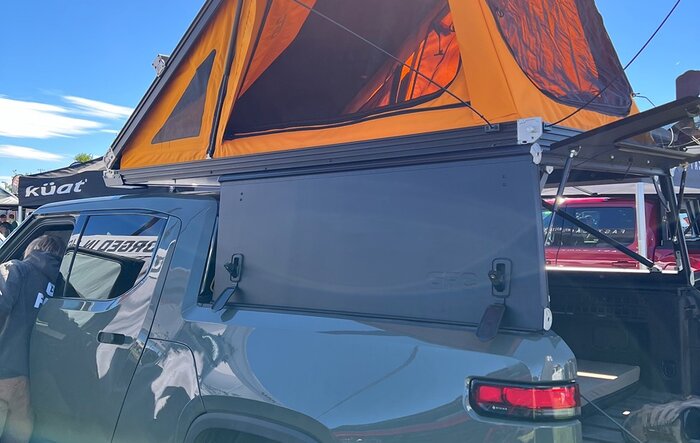 Rivian Camper Shell Roundup at Overland Expo PNW