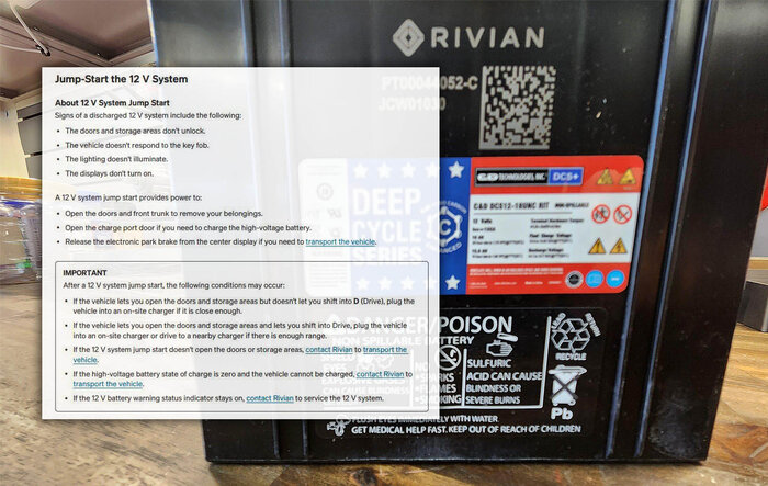 Official RIVIAN 12V Jump Instructions - Updated!
