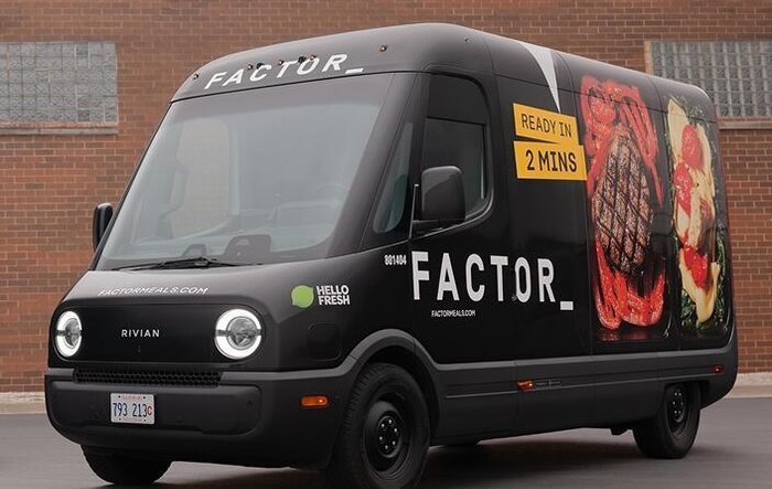First Major Rivian Commercial Van Fleet Customers Announced: Hello Fresh & Factor Meals