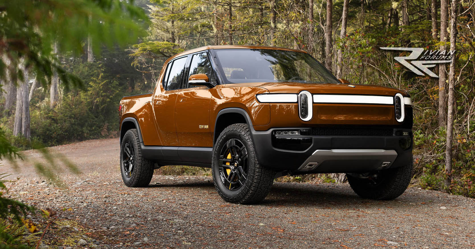 R1T on an FSR, previewed in all colors we know so far. Rivian Forum