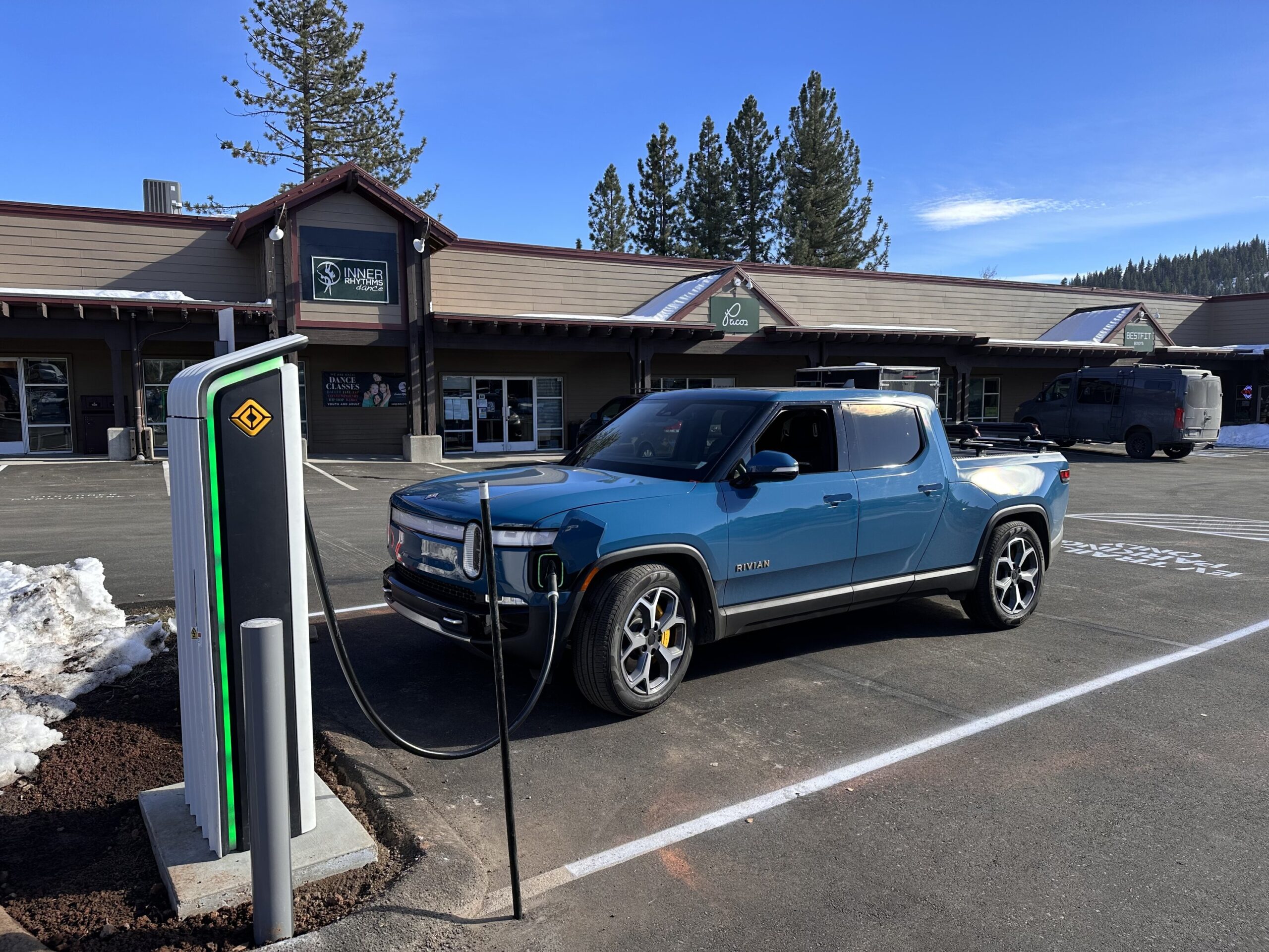 Truckee CA Rivian Charging Station Now Open Rivian Forum R1T R1S R2