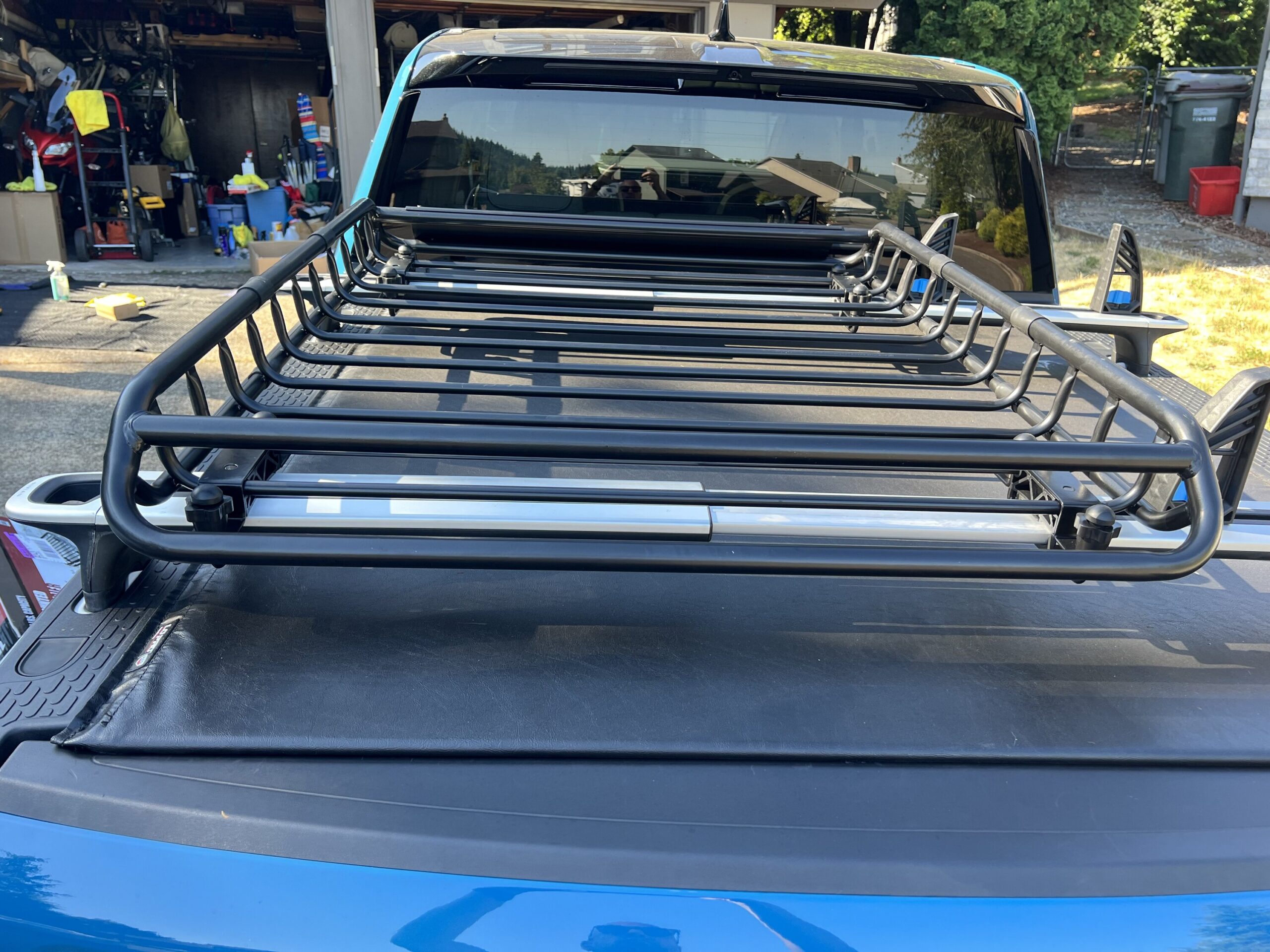 HaulMaster Cargo Carrier, yeah, it fits R1T bed… ;) | Rivian Forum ...