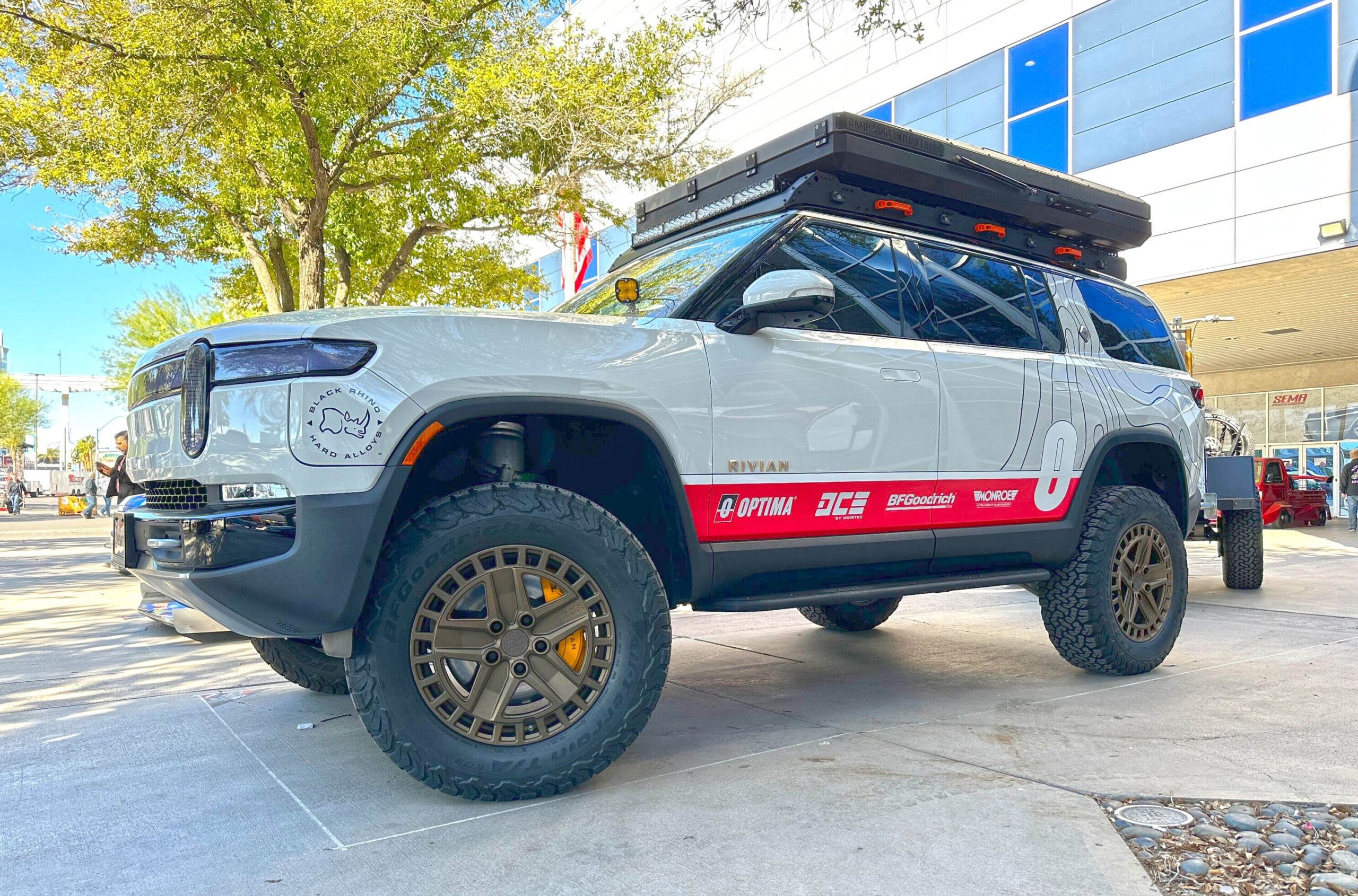 Lifted right - OPTIMA Overland R1S debuts at SEMA | Rivian Forum - R1T ...