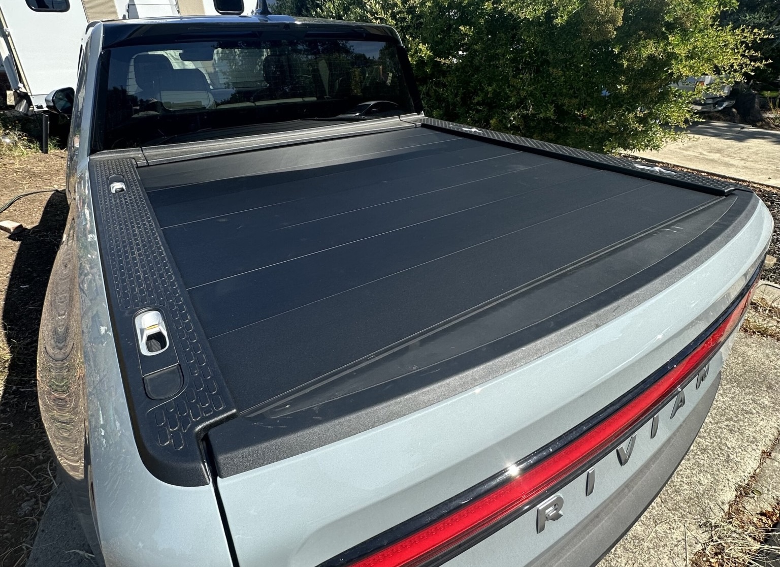 Powered Tonneau Cover Appears to be Back on New R1T Builds! | Rivian ...